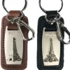 Chaveiro Torre Eiffel luxo preto ou castanho