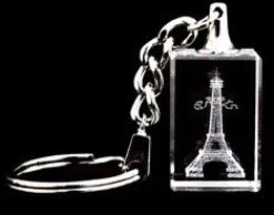 Chaveiro Torre Eiffel Paris cristal