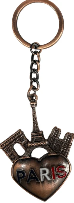Chaveiro Torre Eiffel Paris Coração Monumentos