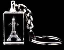 Chaveiro Torre Eiffel Paris cristal