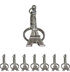 Chaveiro Torre Eiffel prateada