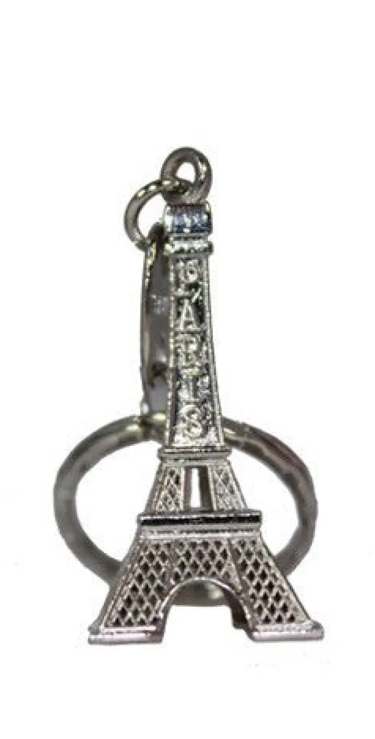 Chaveiro Torre Eiffel prateada