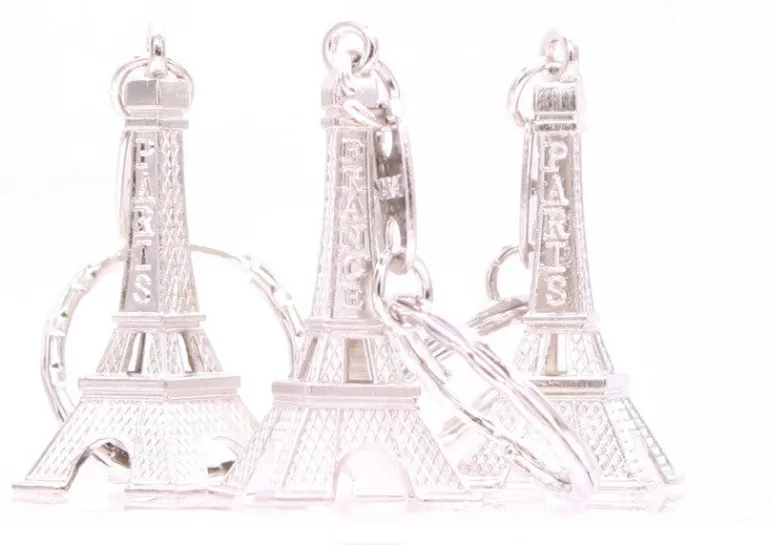 Chaveiro Torre Eiffel prateada