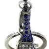 Chaveiro Torre Eiffel strass tricolor