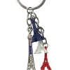 Chaveiro Torre Eiffel tricolor