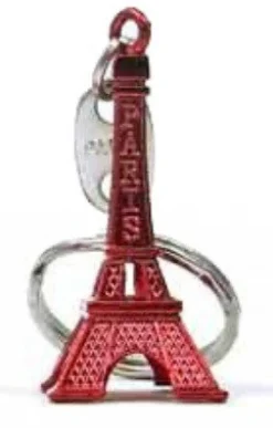 Chaveiro Torre Eiffel vermelho