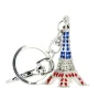 chaveiro Tour Eiffel strass tricolor