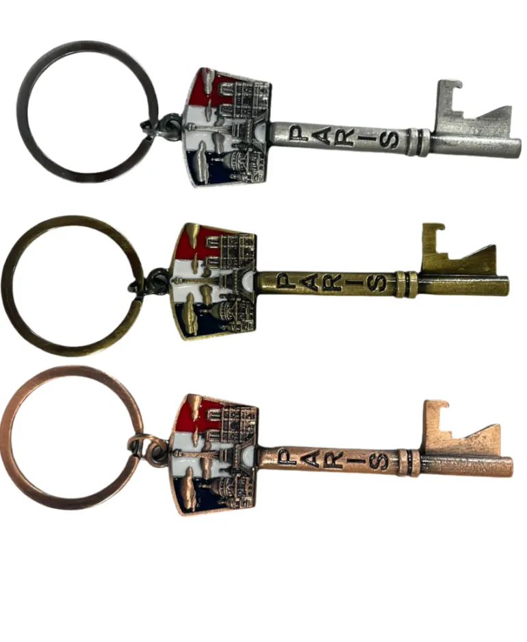 Chaveiros de Paris em formato de chave