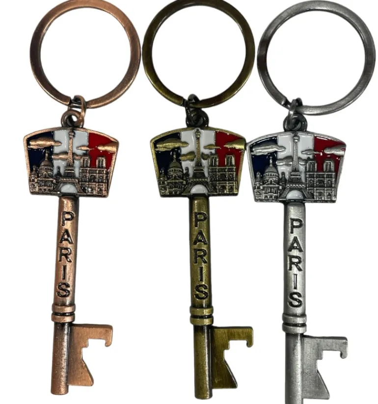 Chaveiros de Paris em formato de chave