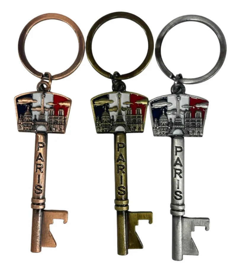 Chaveiros de Paris em formato de chave