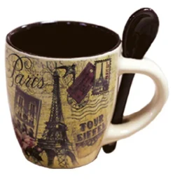 Chávena de café Lembrança de Paris vintage