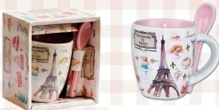 Chávena de café Torre Eiffel Macarrão