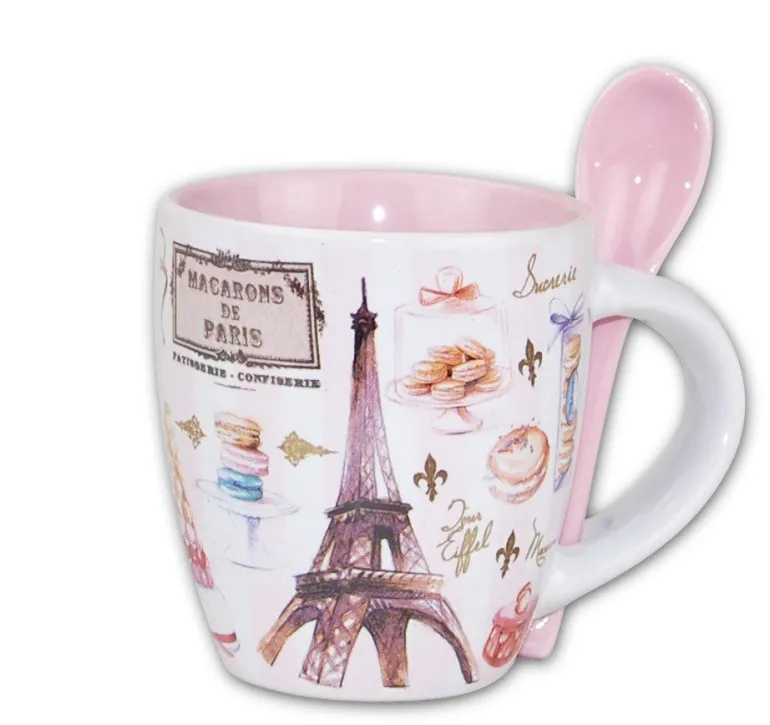 Chávena de café Torre Eiffel Macarrão