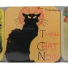 Conjunto de  6 aparadores de copos Chat Noir