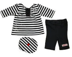 Conjunto Torre Eiffel Paris vestido + leggings + boina