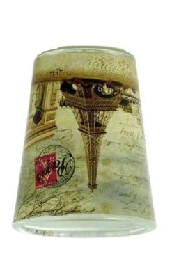 Copo de shot monumentos de Paris sépia