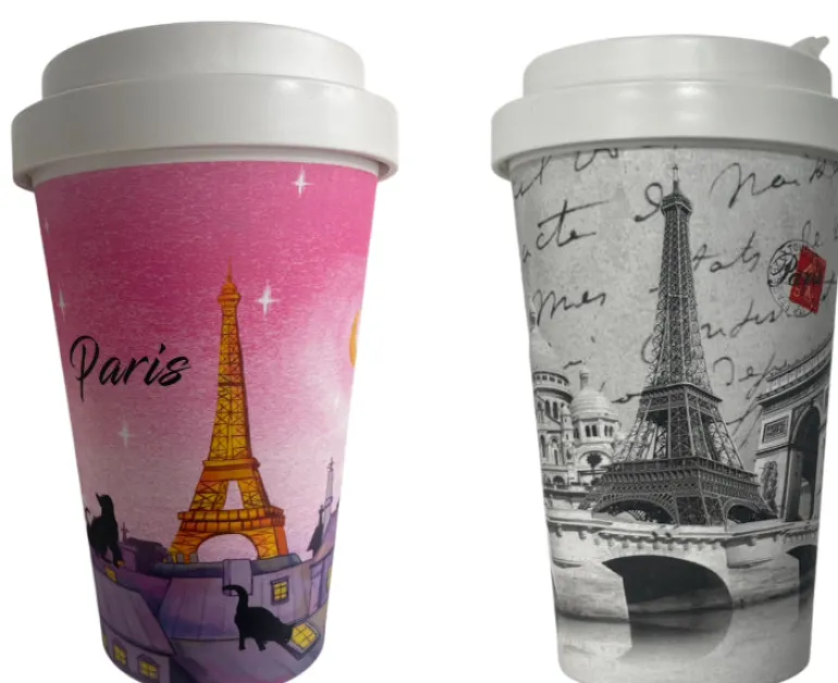 Copo Térmico Ecológico Souvenir Paris