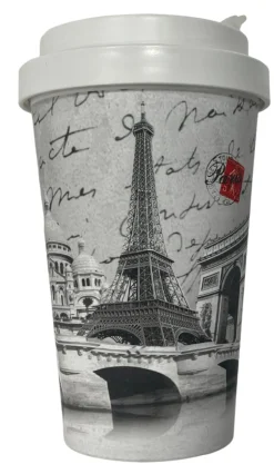 Copo Térmico Ecológico Souvenir Paris