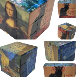 Cubo de plastico 6 tintas differentes