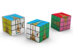Cubo de Rubik original com a Torre Eiffel