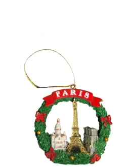 Decoração de Natal com fitas vermelhas