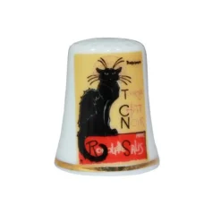 Dedal de porcelana Chat Noir