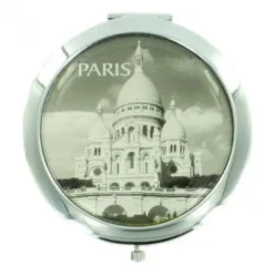 Espelho Sacré Coeur preto e branco