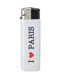Esqueiro I love Paris Branco