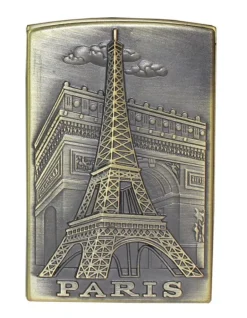 Esqueiro Torre Eiffel Metalisado