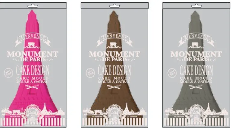 Forma Torre Eiffel em silicone