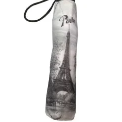 Guarda-chuva Paris preto e branco