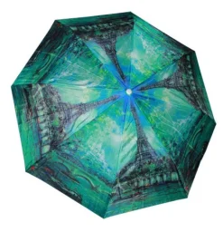 Guarda-chuva Torre Eiffel verde