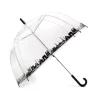 Guarda-chuva transparente "Monumentos de Paris"