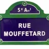Imã com placa de rua
