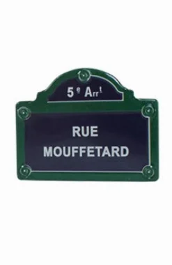 Imã com placa de rua