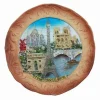 Ima de Geladeira em relevo "monumentos de Paris"