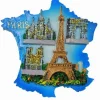 Ima de geldeira mapa da França