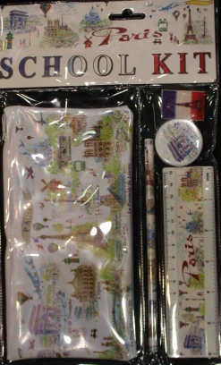 Kit escola 5 lembranças com os mais belos monumentos de Paris