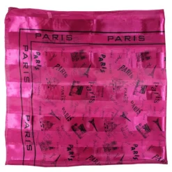 Lenços Paris rosa
