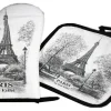 Luva de cozinha Paris preto e branco