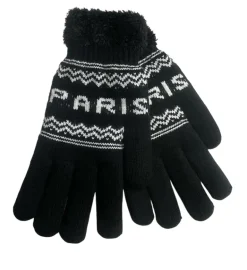 Luvas Preto e Branco Paris Unissex