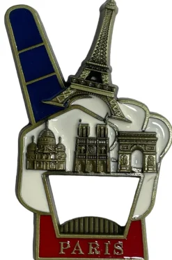 Ímã Torre Eiffel e Abridor de Garrafa 4 Monumentos Chef
