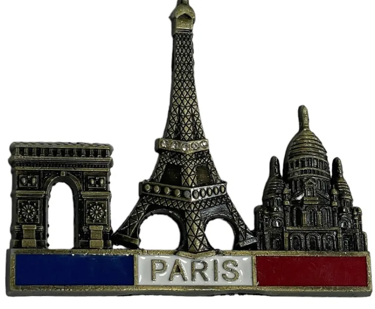 Ímã Torre Eiffel, Sacré C艙ur, Arco do Triunfo