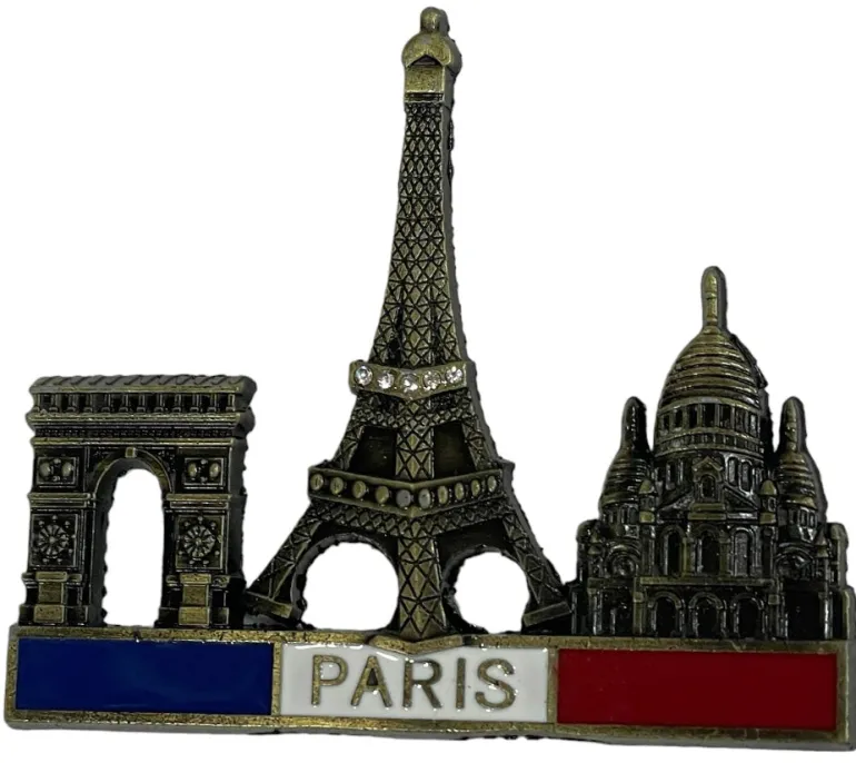 Ímã Torre Eiffel, Sacré C艙ur, Arco do Triunfo