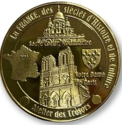 2 medalhas de colecao souvenirs Paris