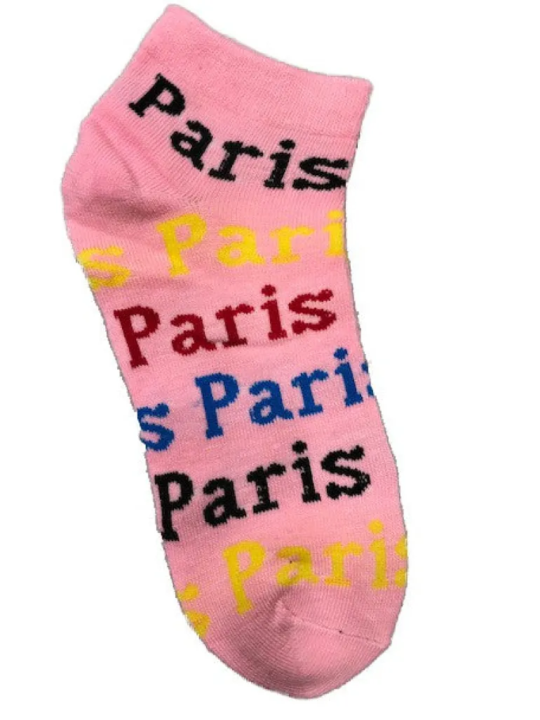 3 Meias curtas " Paris Paris"