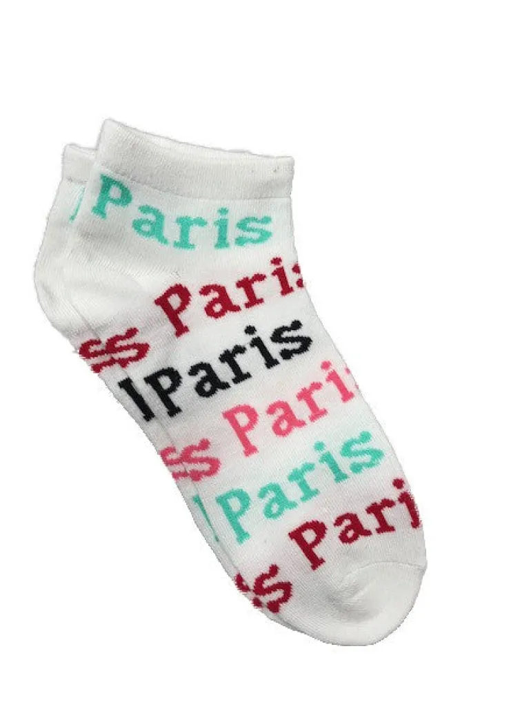 3 Meias curtas " Paris Paris"