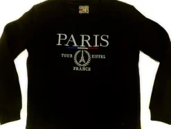 Moletom com bordado Paris FRANCE