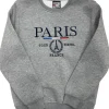 Moletom Paris Torre Eiffel Cinza