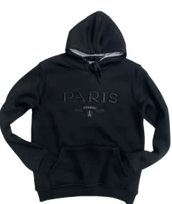 Moletom Paris Torre Eiffel Preto